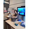 Kat Sepp op bezoek in de klas